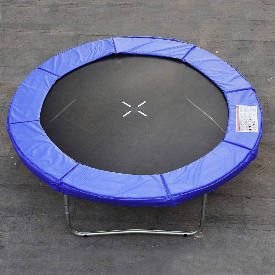 HOMCOM Trampolin Randabdeckung für Sicherheitsnetze, Farbe: Blau, Durchmesser: 366 cm - Bild 5