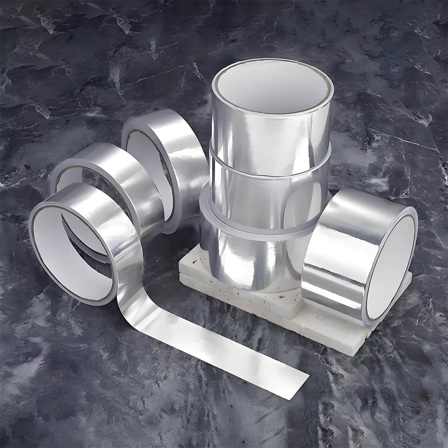 Feuerfestes Hochtemperatur-Aluminiumfolienband in Silber für Rohre und HVAC - Bild 4