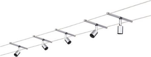 Paulmann Salt 94145 Seil-Komplettsystem mit LED GU5.3 50W in Chrom matt - Bild 1