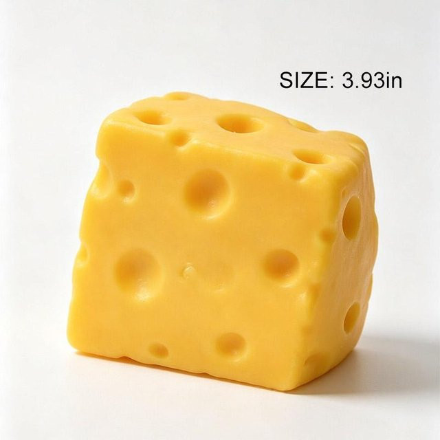 Binchi Outdoor Equipment Pfirsich Erdbeer Käse Squishy Spielzeug, Groß, Langsam Aufgehend, Stressball, Weiche Sensorische Frucht zum Kneten - Bild 1