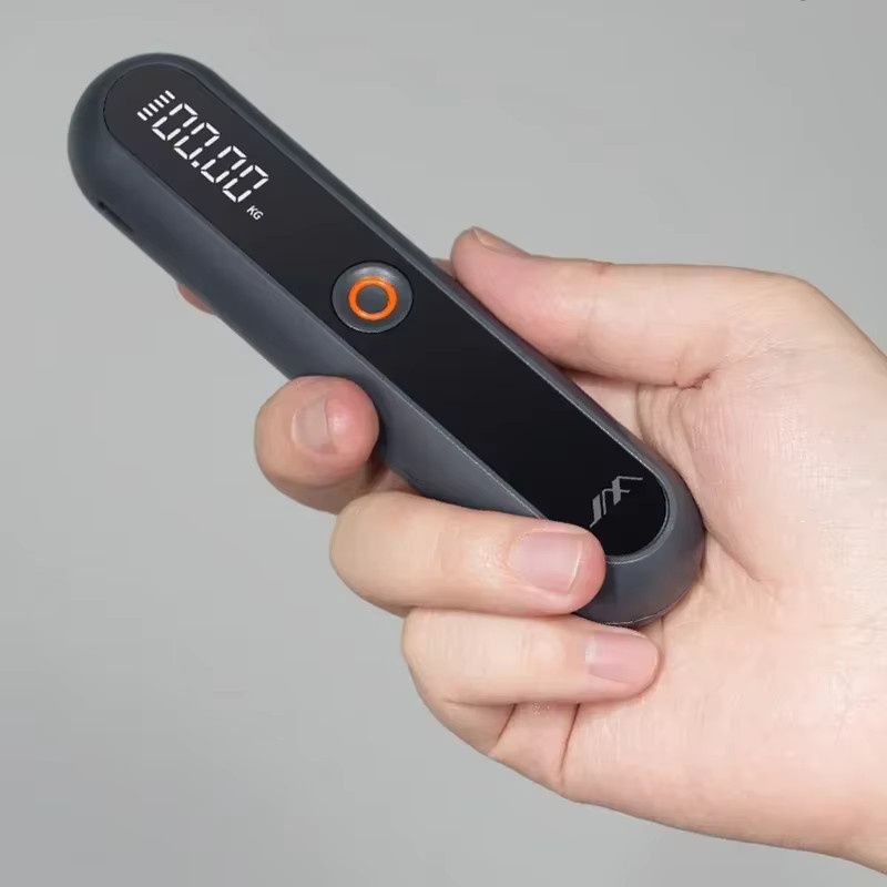 Jimihome Tragbare Digitale Gepäckwaage mit Typ-C-Anschluss und Digitalanzeige, wiederaufladbar, bis 30 kg, Farbe: Kunststoff - Bild 2