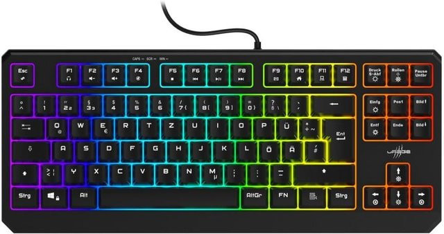 uRage Gaming-Keyboard Exodus 220 TKL Schwarz QWERTZ DE - Bild 1