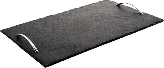 Stalgast Fingerfood-Schieferplatte mit Griffen GN 1/2, grau, rechteckig, Breite: 32,5 cm, Höhe: 0,5 cm - Bild 1