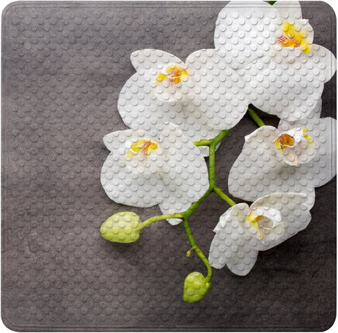 Sanilo Badematte Pretty, quadratisch, Grau, B/B: 53 x 53 cm - Bild 1