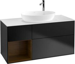 V&B Waschtischunterschrank Finion Wandbeleuchtung in Weiß lackiert Breite: 120 cm, Tiefe: 50,1 cm, Höhe: 50,1 cm - Bild 1