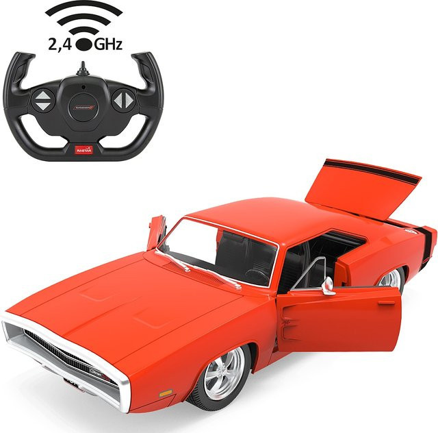JAMARA Dodge Charger R/T 1970 Spielfahrzeug 1:16 rot 2,4GHz manuell Tür - Bild 1