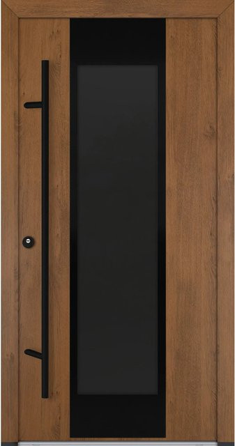 FM Türen AS68 Modell 28 Winchester Innenbeschläge Set Links in Braun mit Stahlbeschlägen B: 100 cm, H: 200 cm - Bild 1
