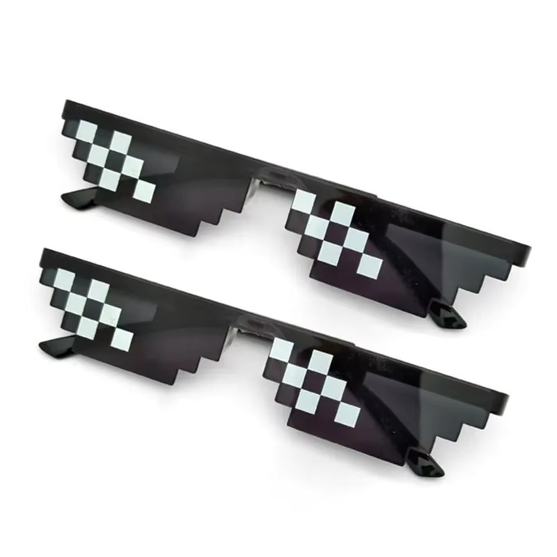 Sharif Sonnenbrille Mosaik, Square, Vollrand, Kunststoff, Schwarz, Unisex - Bild 4