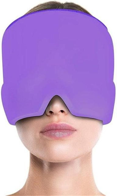 Warmlife Gel Kopfmaske zur Schmerzlinderung, Violett, Unisex - Bild 1