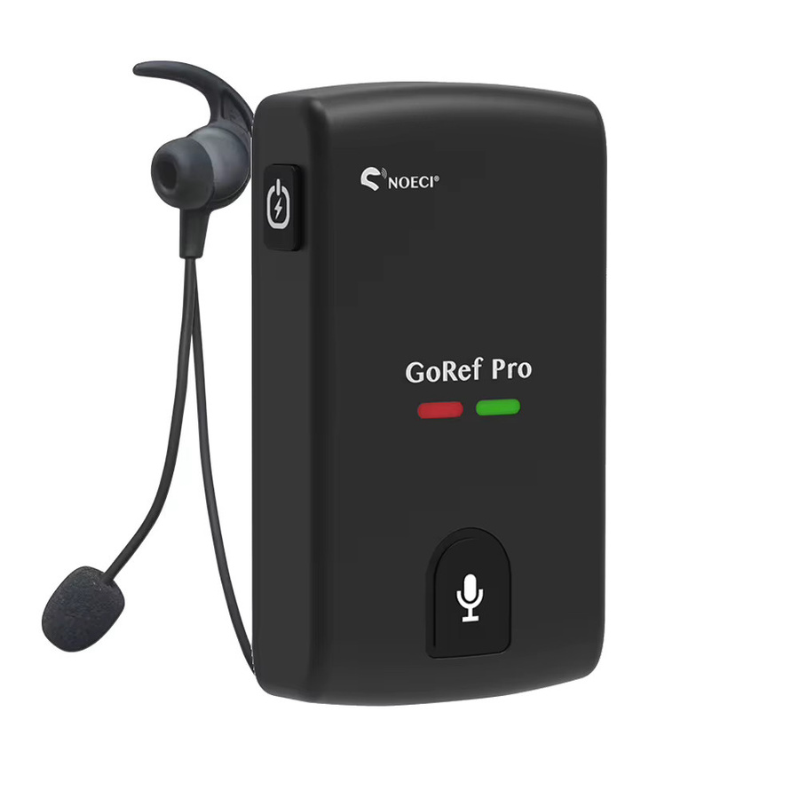 NOECI GoRef Pro Fußball-Schiedsrichter-Intercoms mit 6-Wege Bluetooth 5.4 Duplex-Kommunikation in Schwarz - Bild 5