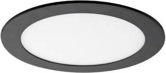 Brumberg LED-Einbauleuchte Schwarz, Rund, 12W, IP44, Kaltweiß - Bild 1