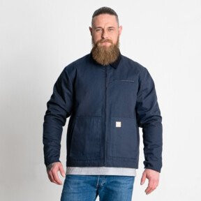 STIER Heavy Work Jacket Padded aus BCI-Baumwolle in Navy, Größe XL - Bild 1
