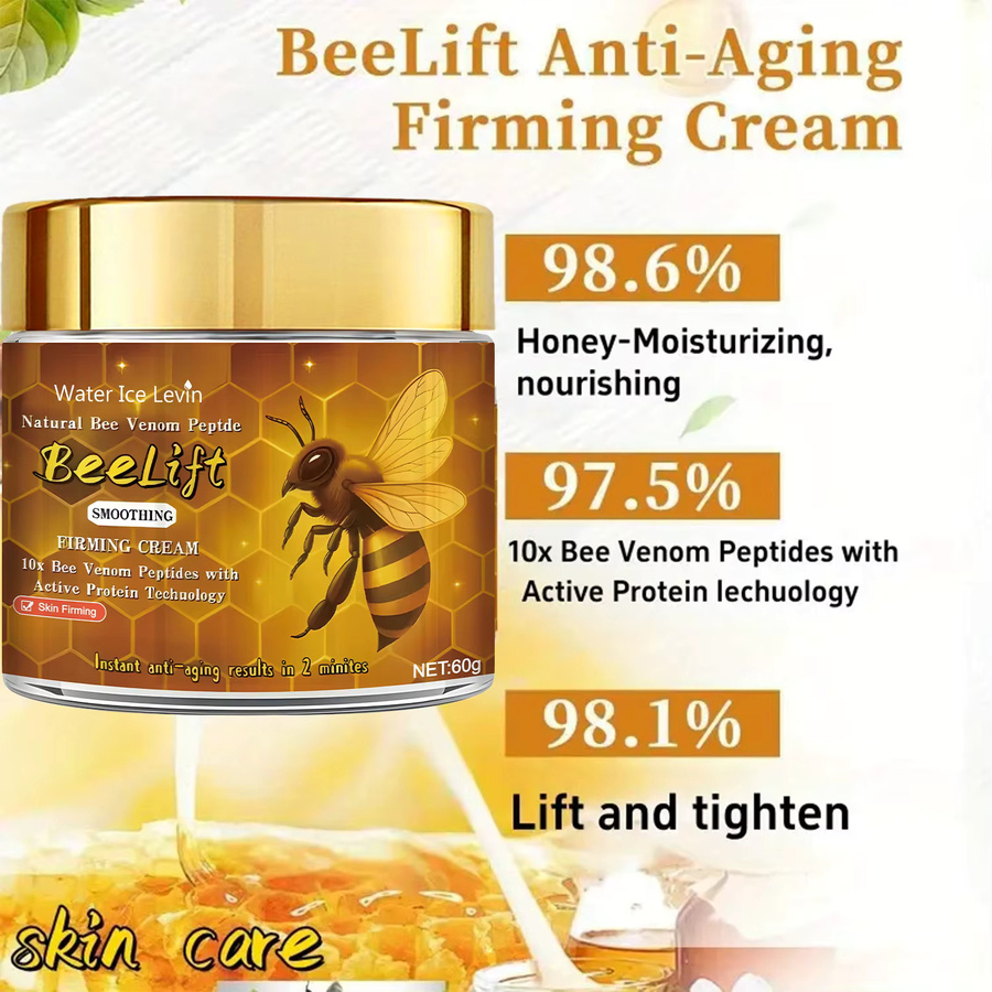 Water Ice Levin Bienengif-Peptidcreme für das Gesicht, Unisex - Bild 5