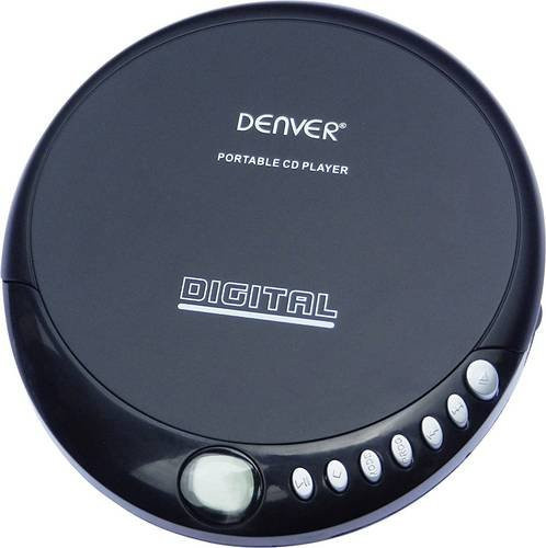 Denver DM-24 Tragbarer CD-Player für CD, CD-ROM und CD-RW in Schwarz - Bild 1