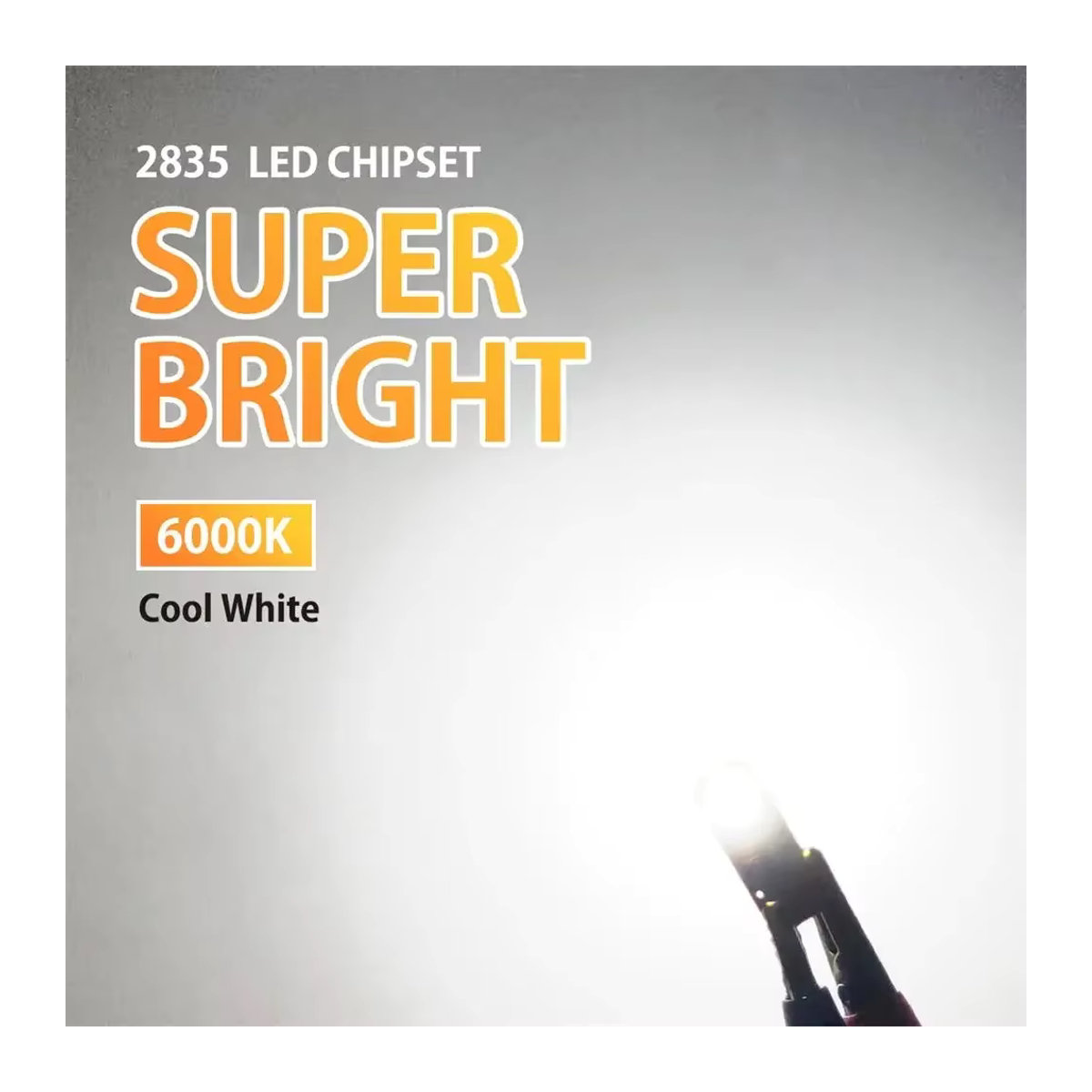10/2 Stück T10 W5W LED Canbus Set für Auto Innenbeleuchtung, 194 168 501 Glühbirnen für Karte und Dome, 12V, 6000K Kaltweiß - Bild 1