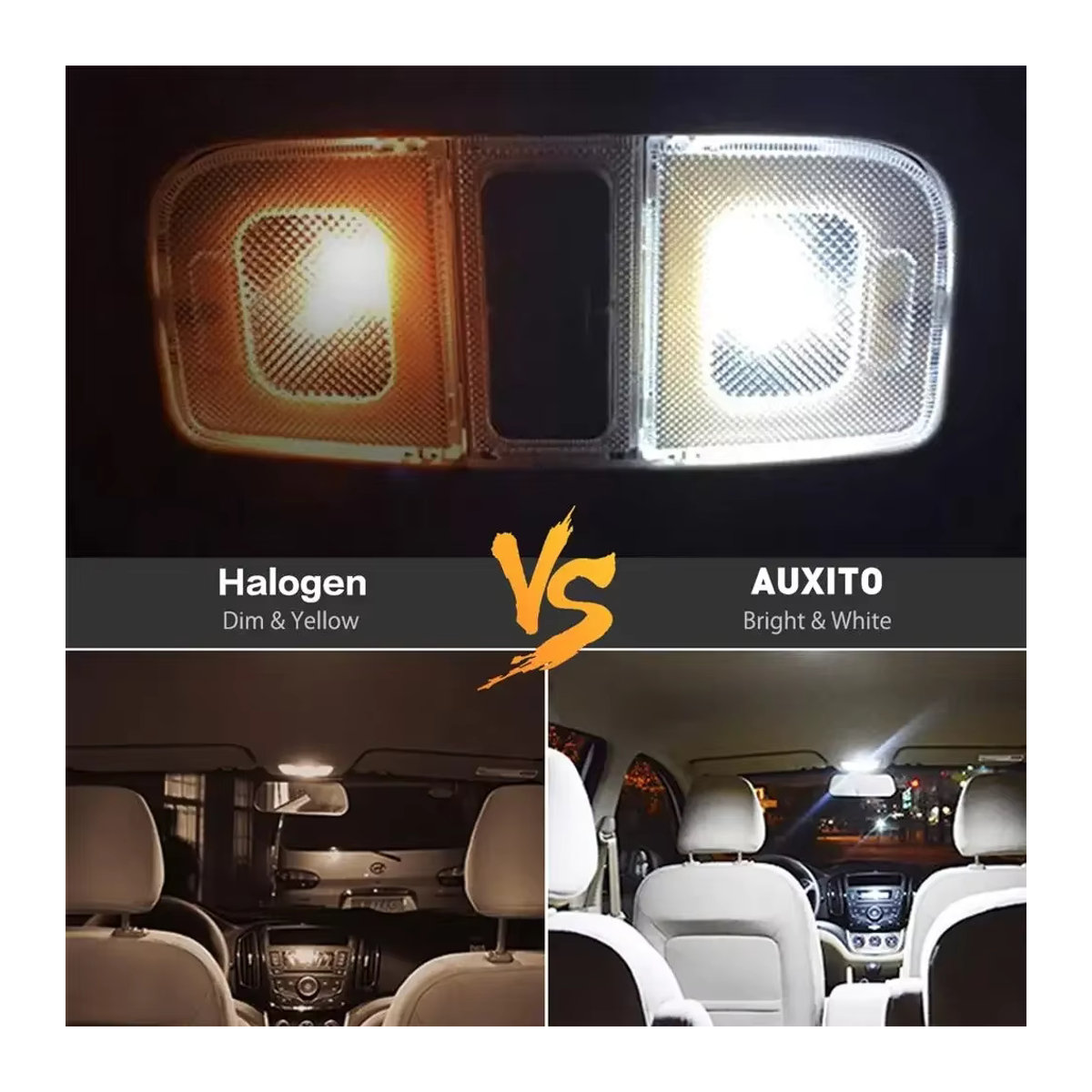 10/2 Stück T10 W5W LED Canbus Set für Auto Innenbeleuchtung, 194 168 501 Glühbirnen für Karte und Dome, 12V, 6000K Kaltweiß - Bild 2