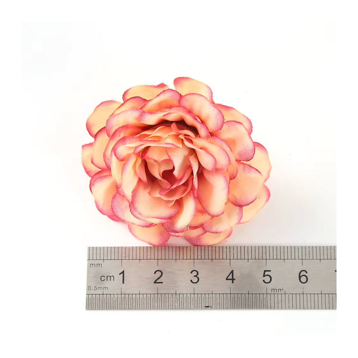 10 oder 20 Stück künstliche Seidenrosen als Blumenköpfe in Blau oder Mehrfarbig für deine DIY-Dekoration bei Hochzeiten, Weihnachten oder für Kränze - Bild 6