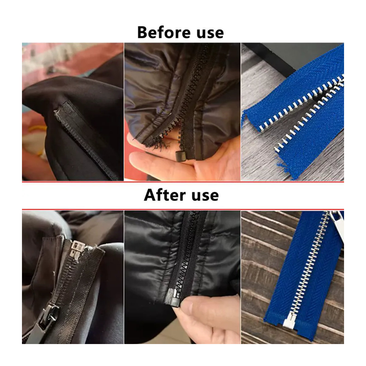 10 Paar Reißverschluss Stopper aus Legierung für DIY Reparaturen und Näbzubehör in Schwarz, Silber, Gold und Bunt - Bild 4
