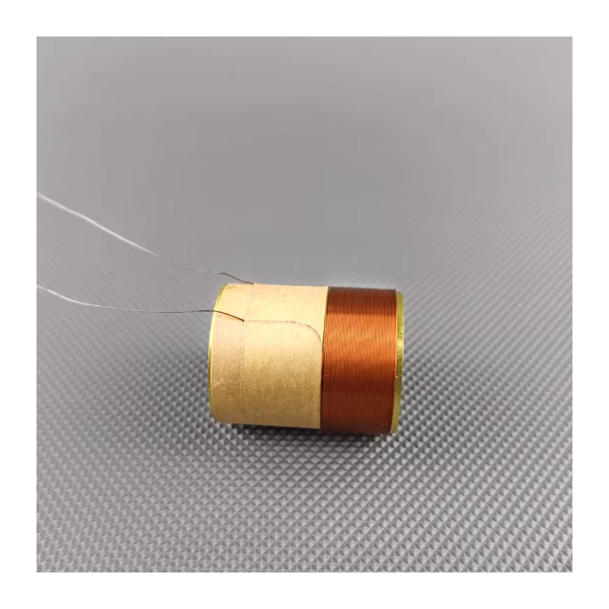 10 Stück Basslautsprecher-Schwingspule 25,5mm 8 Ohm für Tieftöner aus Aluminium in Weiß und Alufarben für dein DIY-Lautsprecherzubehör - Bild 2