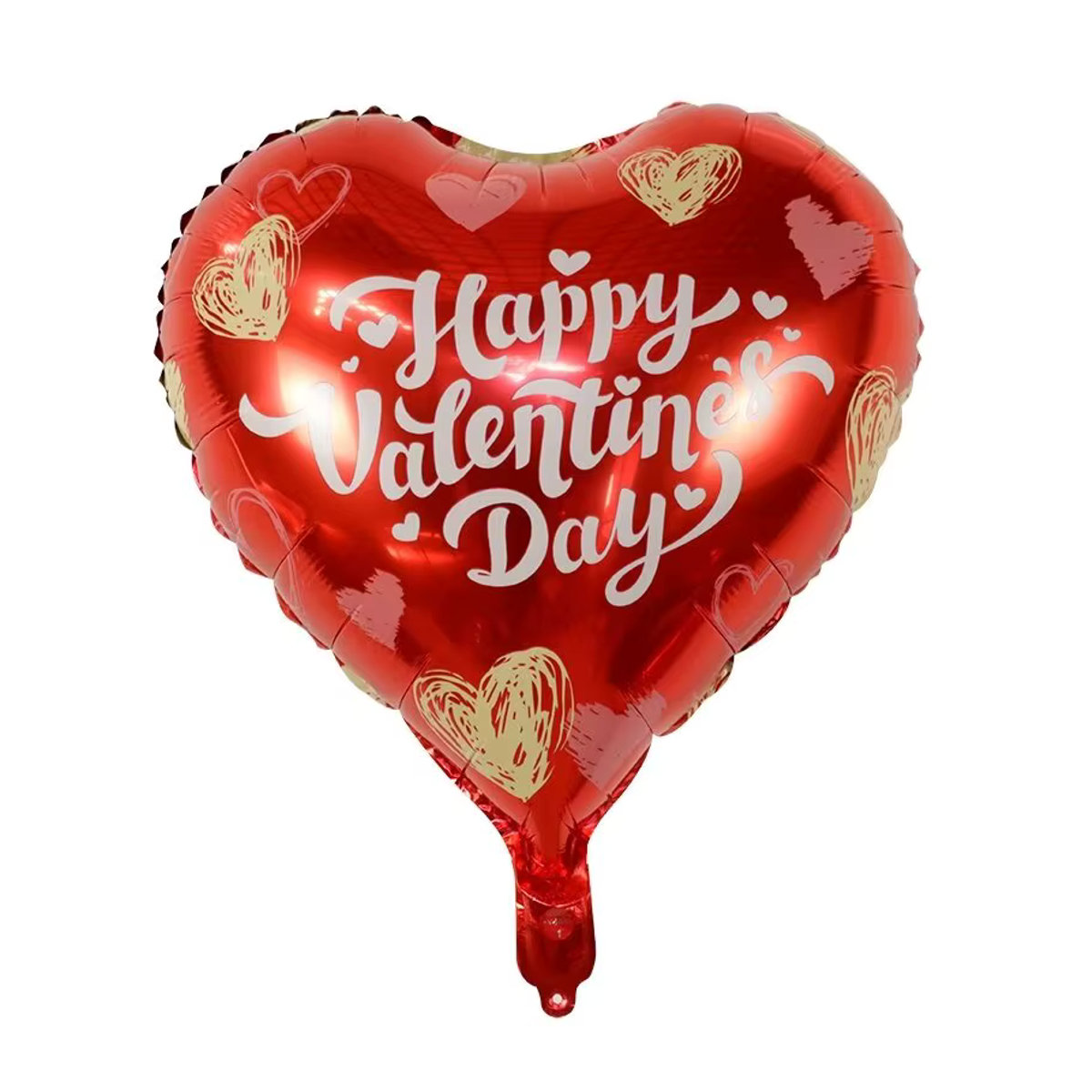 10 Stück Herz Folienballons I LOVE YOU von LQVYI für Valentinstag, Hochzeit und Jubiläumsdeko, Durchmesser: 45,72 cm, mehrfarbig - Bild 2
