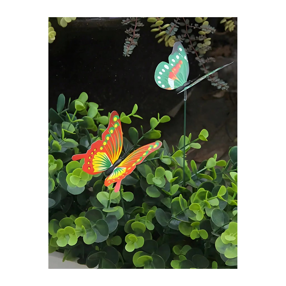 10 Stück leuchtende 3D-Schmetterlings-Gartenstecker in Bunt für deine moderne Heimdekoration - Bild 5