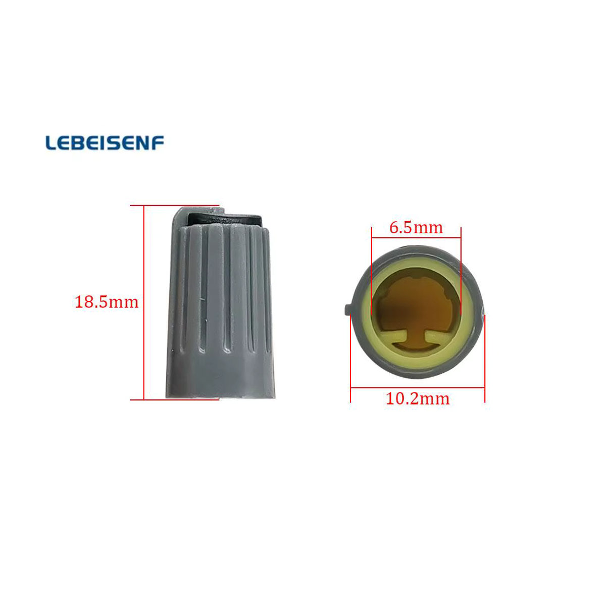 10 Stück professionelle Mischerknopfkappen für Behringer Xenyx 802 1204USB QX-1002USB in Rot und Bunt, Höhe: 18,5 mm, Innenloch: 6 mm - Bild 2