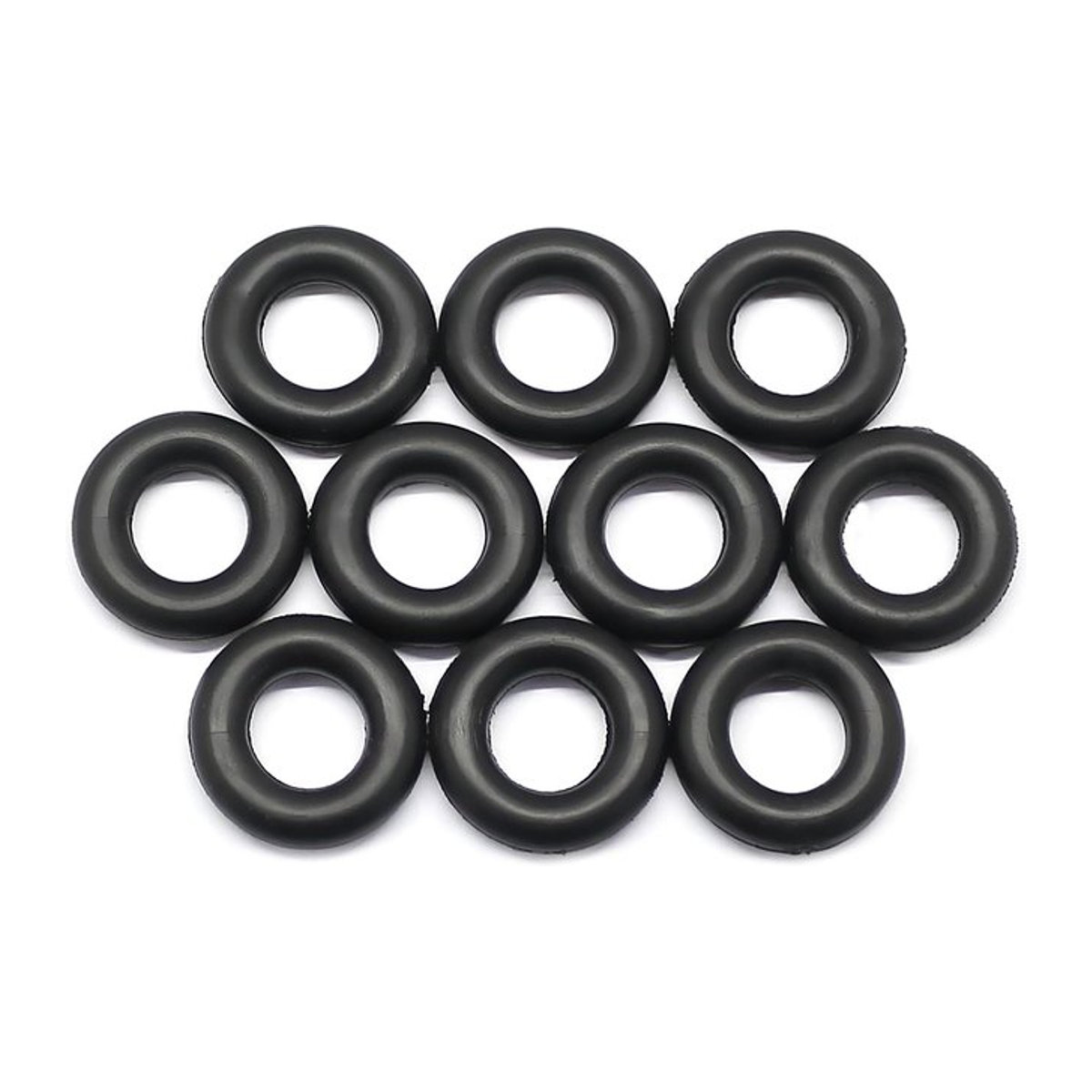 10 Stück Singer Brother Spulenwickler Gummireifen O-Ring Reibrad in Schwarz - Bild 1