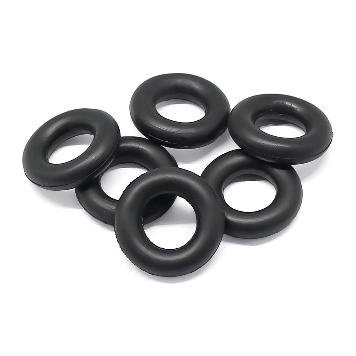 10 Stück Singer Brother Spulenwickler Gummireifen O-Ring Reibrad in Schwarz - Bild 4