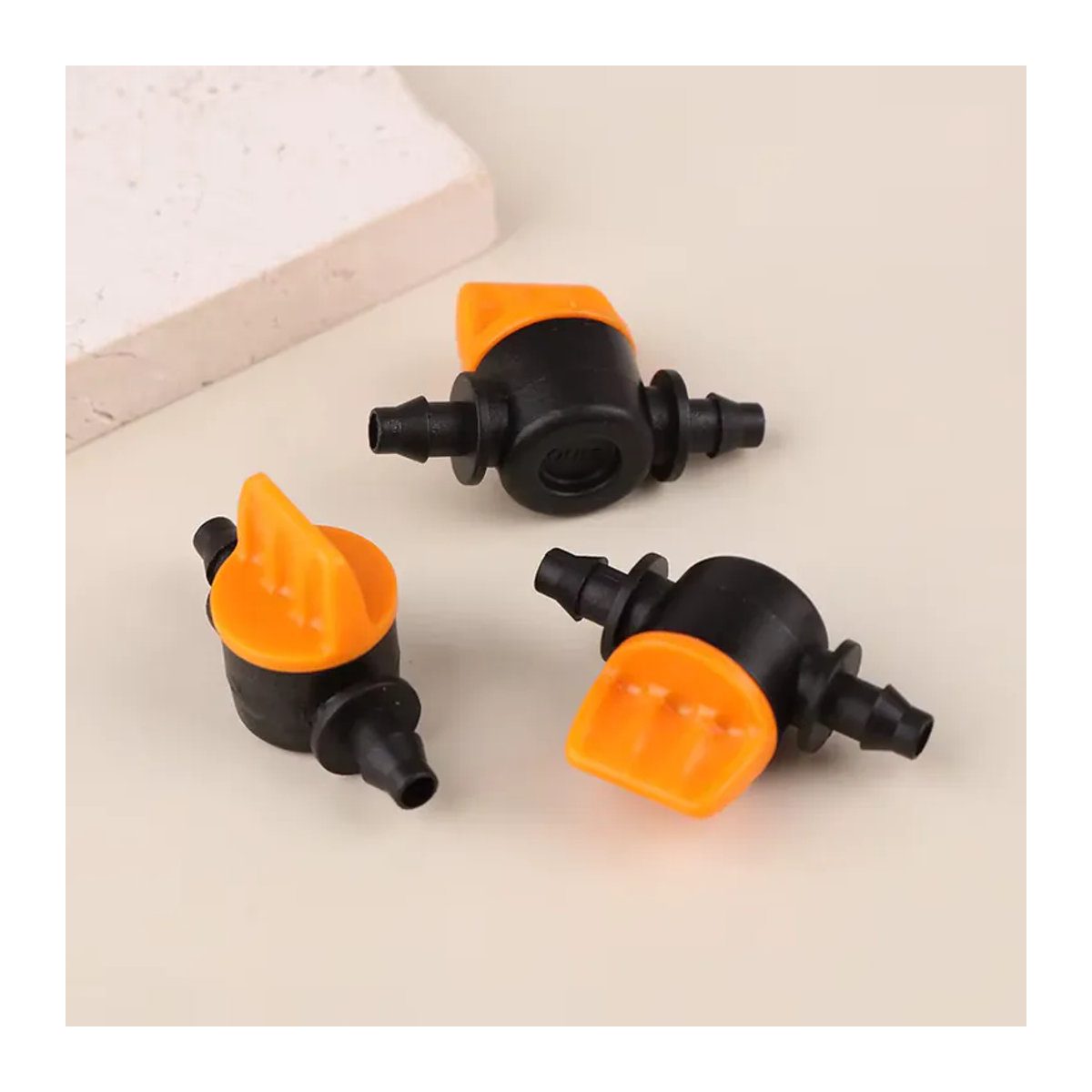 10 Stück Tropfbewässerungsventile 4/7 mm für Garten und Gewächshaus mit 4 mm PVC-Rohr - Bild 4