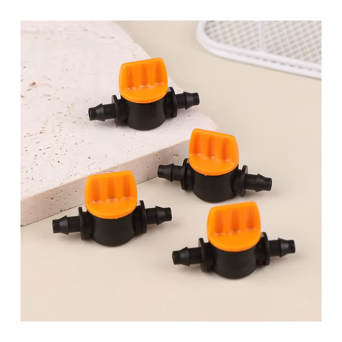 10 Stück Tropfbewässerungsventile 4/7 mm für Garten und Gewächshaus mit 4 mm PVC-Rohr - Bild 5