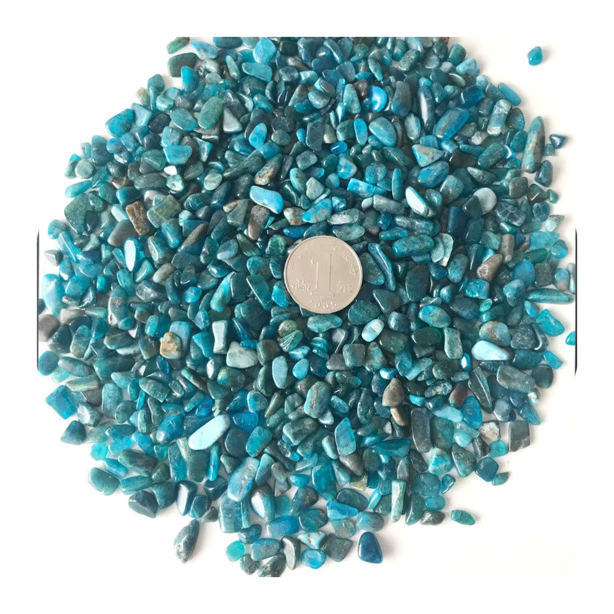100 g blauer Kyanit-Quarzkristall von STONE BROTHERS als natürlicher Felschip zur Dekoration und Heilung - Bild 4