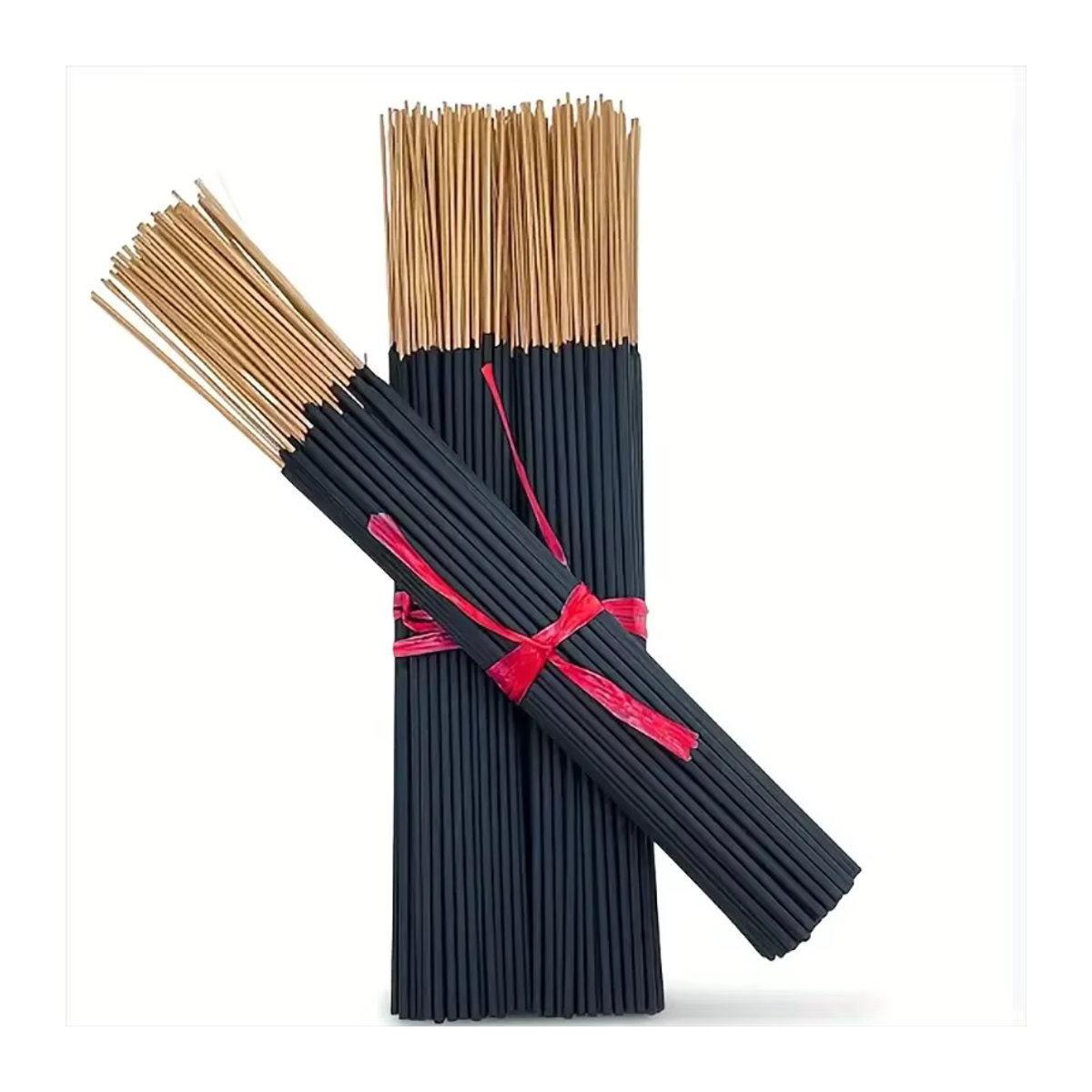 100 Japanische Kirschblüten-Räucherstäbchen mit langer Brenndauer, Duftrichtung Floral, Schwarz - Bild 2