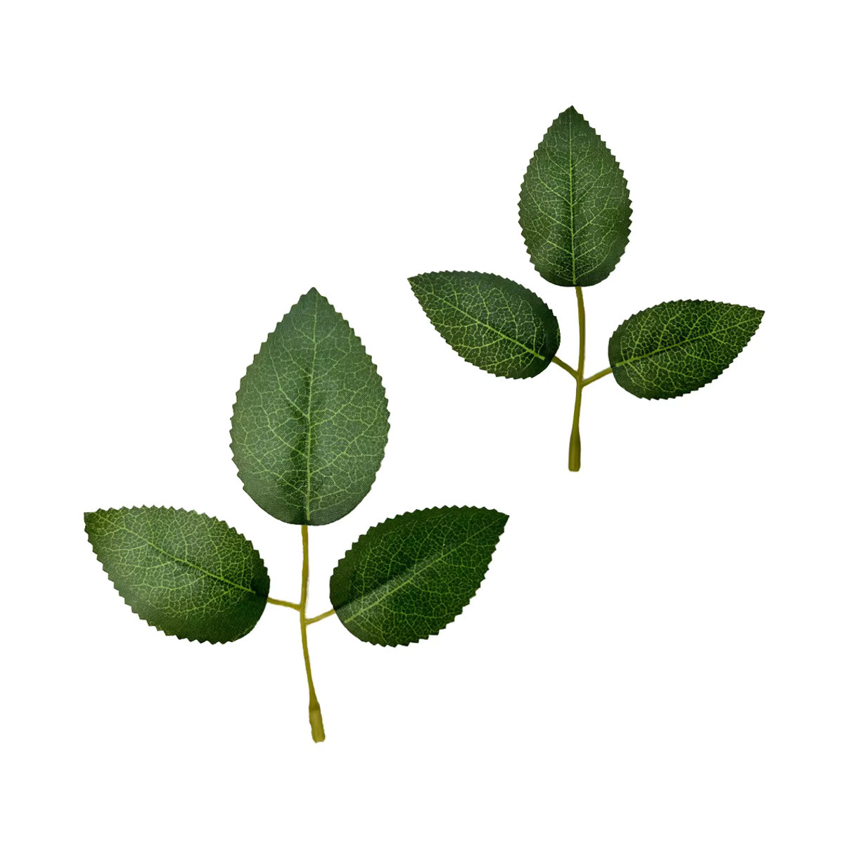 100 Stück Künstliche Grüne Rosenblätter von DUTRIEUX für Hochzeitssträuße und DIY-Blumendekoration - Bild 5