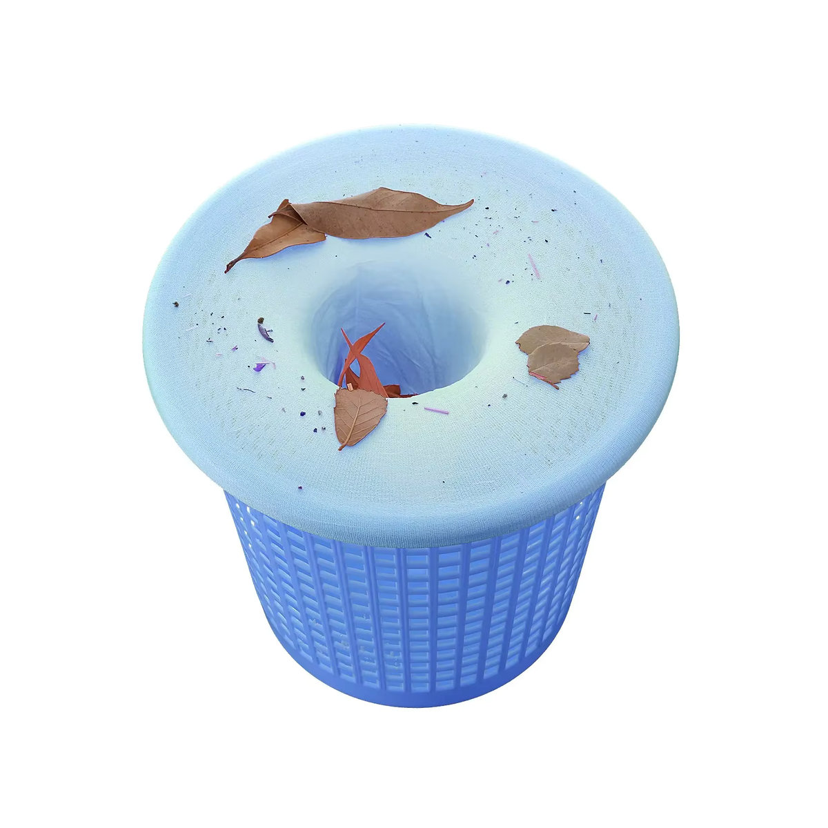 10er Pack blaue Skimmer Socken als Mesh Filterkorb für Pool und Aquarium zur Reinigung von Blättern und Schmutz - Bild 2