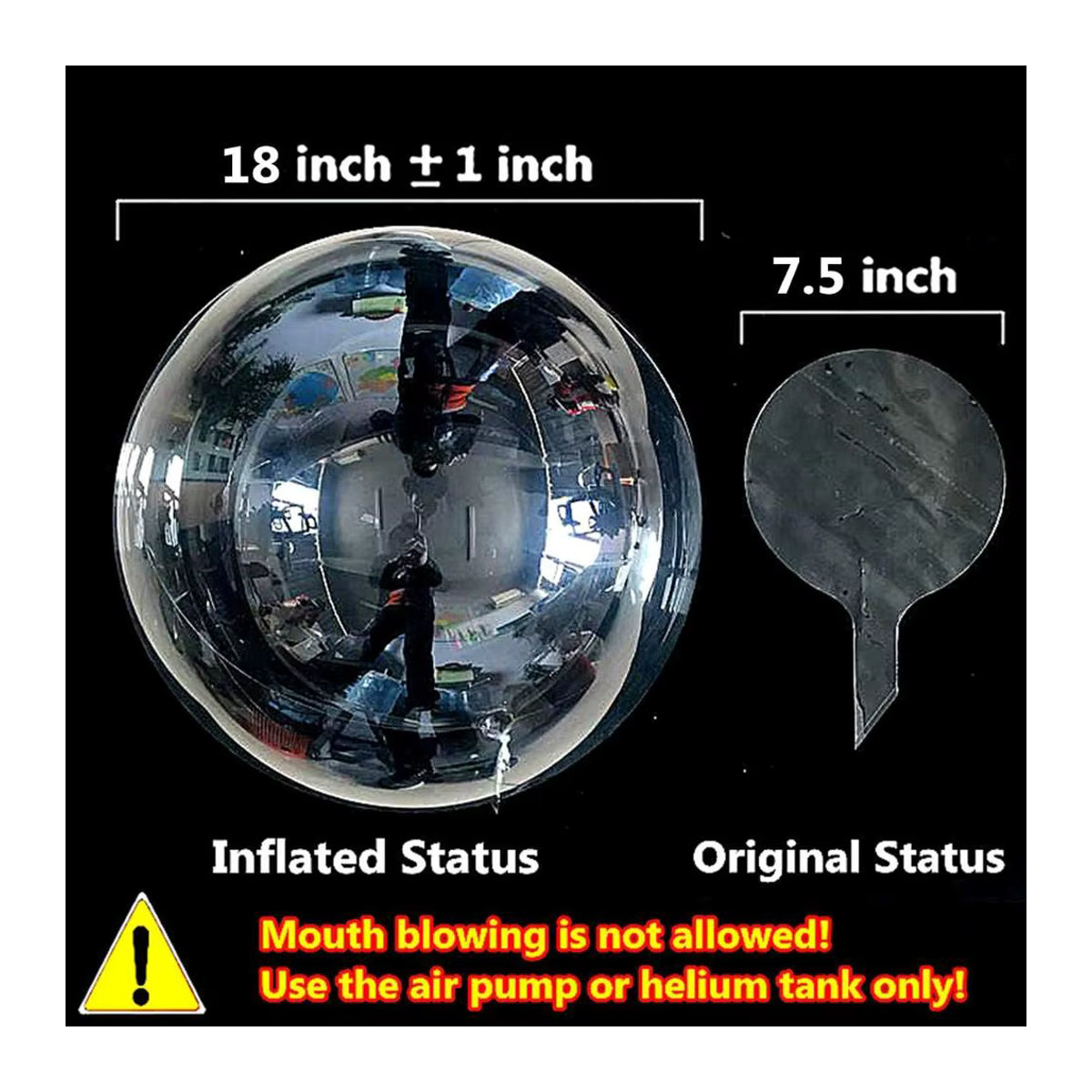 10er-Pack LED-Leucht-Bo-Luftballons von youyouhuan in Rot und Mehrfarbig für Geburtstag, Hochzeit und Weihnachten - Bild 3