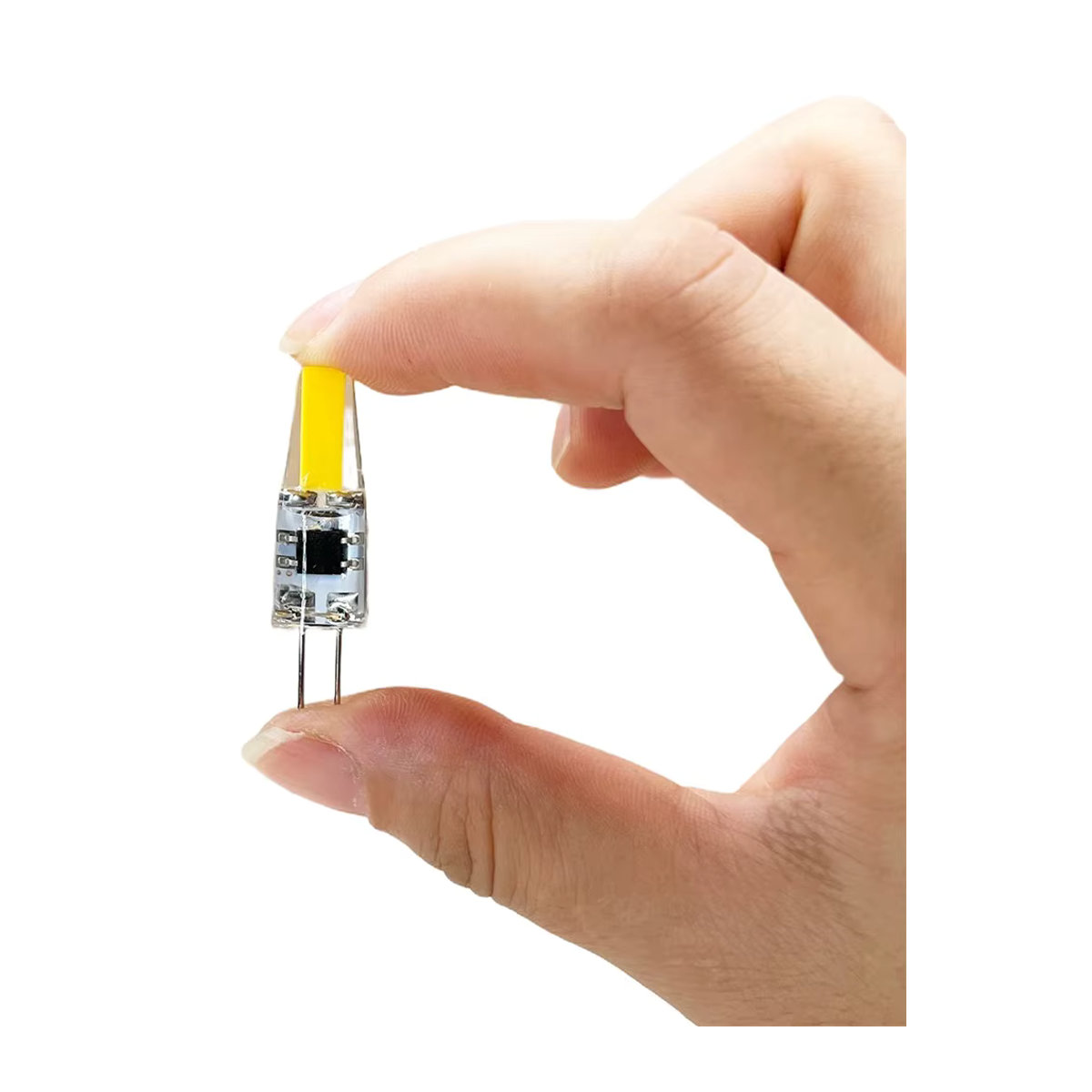 10er Packung aoyuansea G4 LED COB Mini Glühbirnen, 6W, Warmweiß, dimmbar, Ersatz für 30W 40W Halogen, AC DC 12V/220V - Bild 4