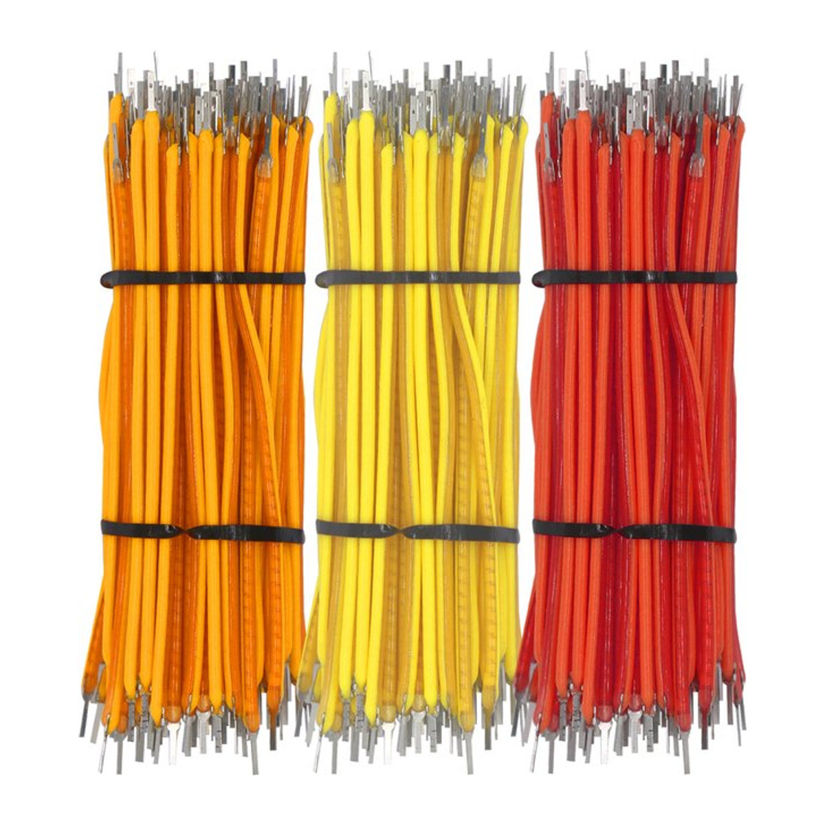 10er Set Flexible COB LED Filament Spirale in Retro-Optik für Dekoration, Bunt, Warm und Happy - Bild 1