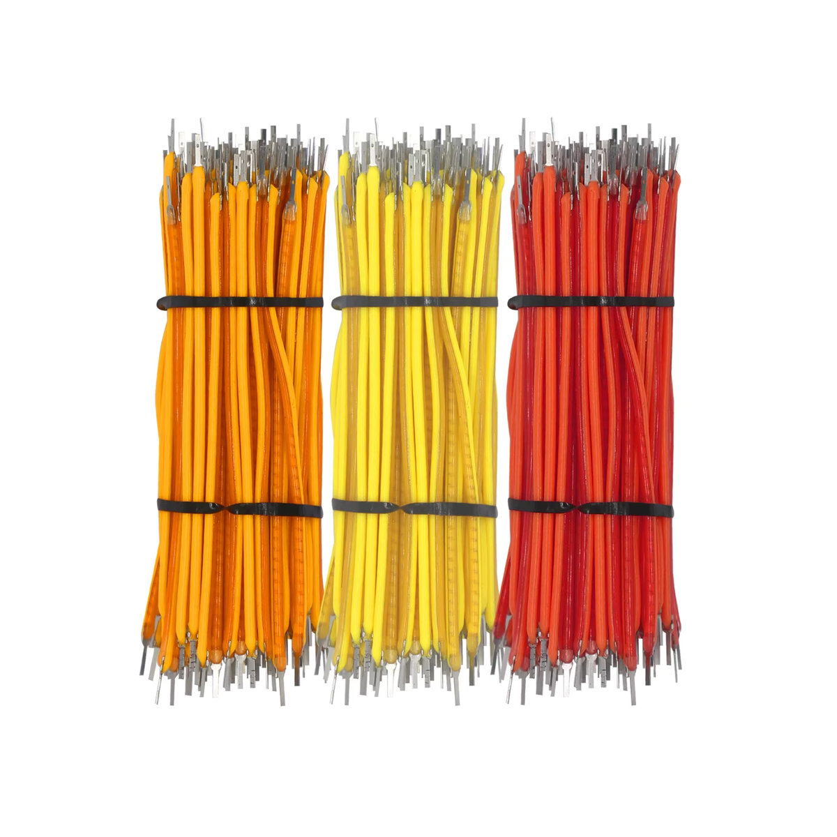 10er Set Flexible COB LED Filament Spirale in Retro-Optik für Dekoration, Bunt, Warm und Happy - Bild 3