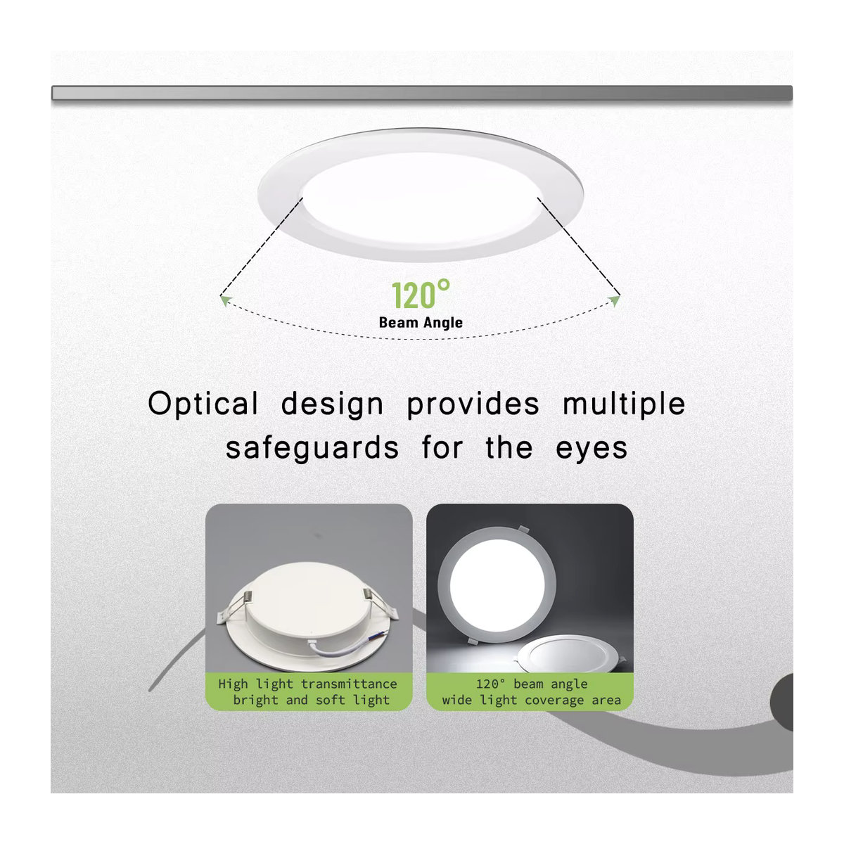 10er Set Gatetop LED Einbaustrahler in Weiß mit drei Lichtfarben für Wohnzimmer und Badezimmer - Bild 4