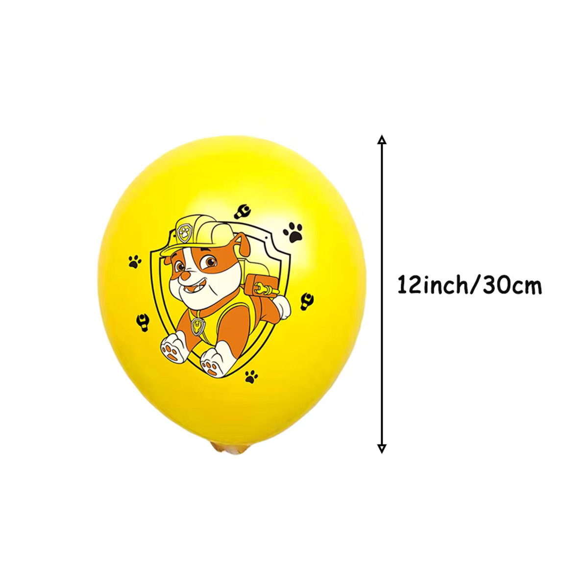 10er Set Paw Patrol Cartoon Latex Ballons in Mehrfarbig für Kinder Geburtstagsdekoration - Bild 4