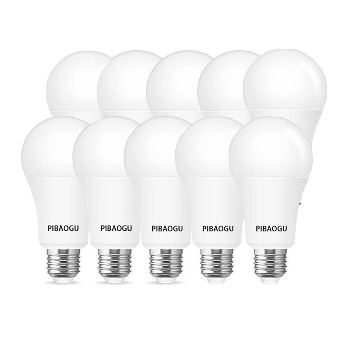10er Set PIBAOGU LED Leuchtmittel E27 Warmweiß Minimalistisch für Innenräume - Bild 1