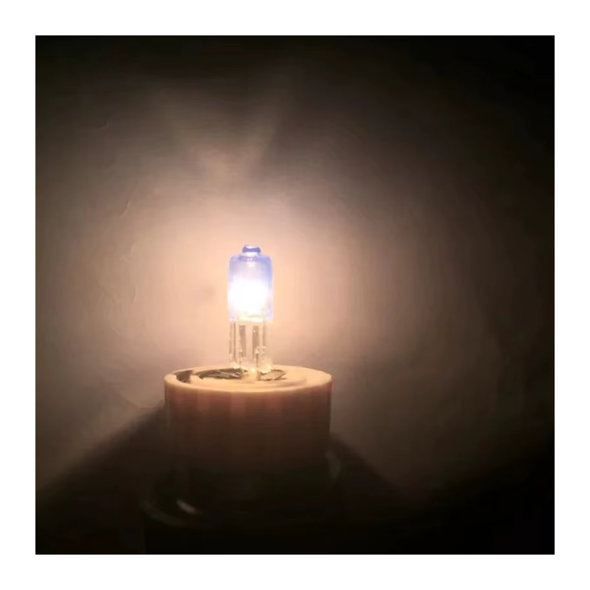 10er Set YORYZENG Mini G4 Halogen Glühbirnen 12V 20W Warmweiß Wolfram JC Typ für Kristall Kronleuchter - Bild 1
