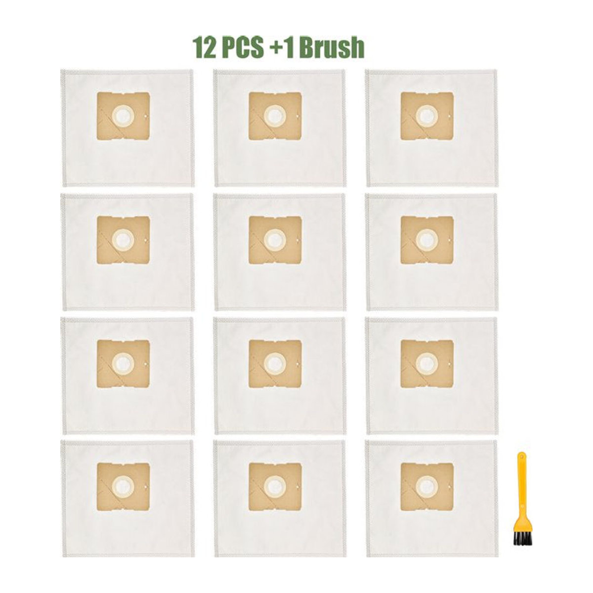 12 Heloxyo Staubsaugerbeutel in Beige für AEG-Electrolux Berry AB 3450, 3455, 3465, 3468, 3475/H - Bild 1