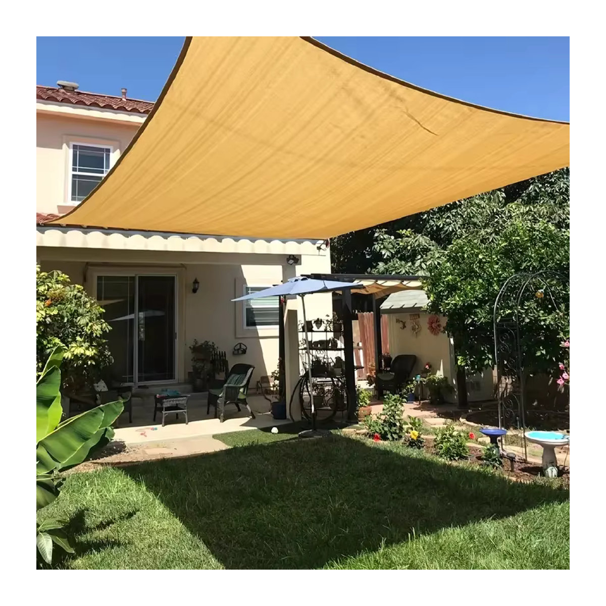 12-poliges Sonnenschutznetz mit 80–85 % UV-Schutz für Garten, Balkon und Gewächshaus - Bild 2