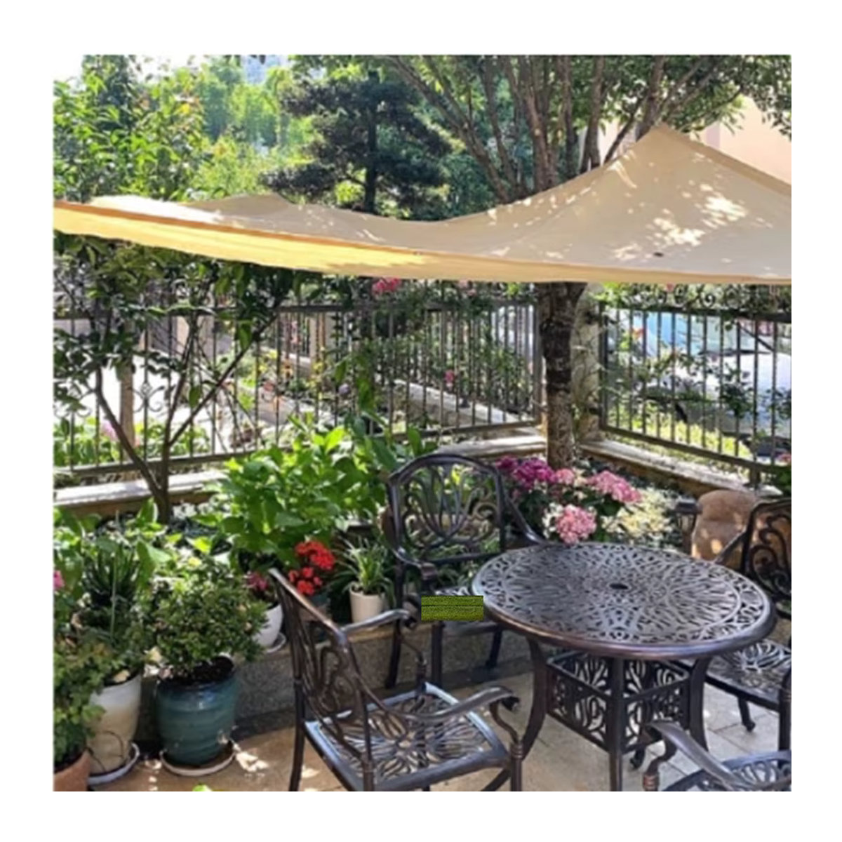12-poliges Sonnenschutznetz mit 80–85 % UV-Schutz für Garten, Balkon und Gewächshaus - Bild 4