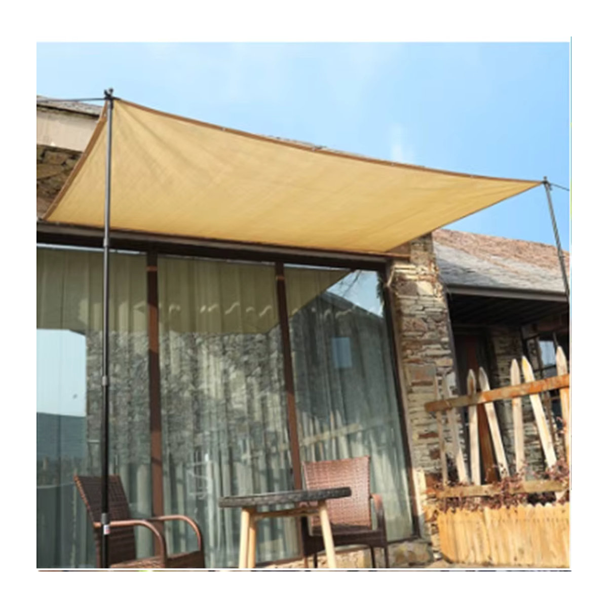 12-poliges Sonnenschutznetz mit 80–85 % UV-Schutz für Garten, Balkon und Gewächshaus - Bild 6