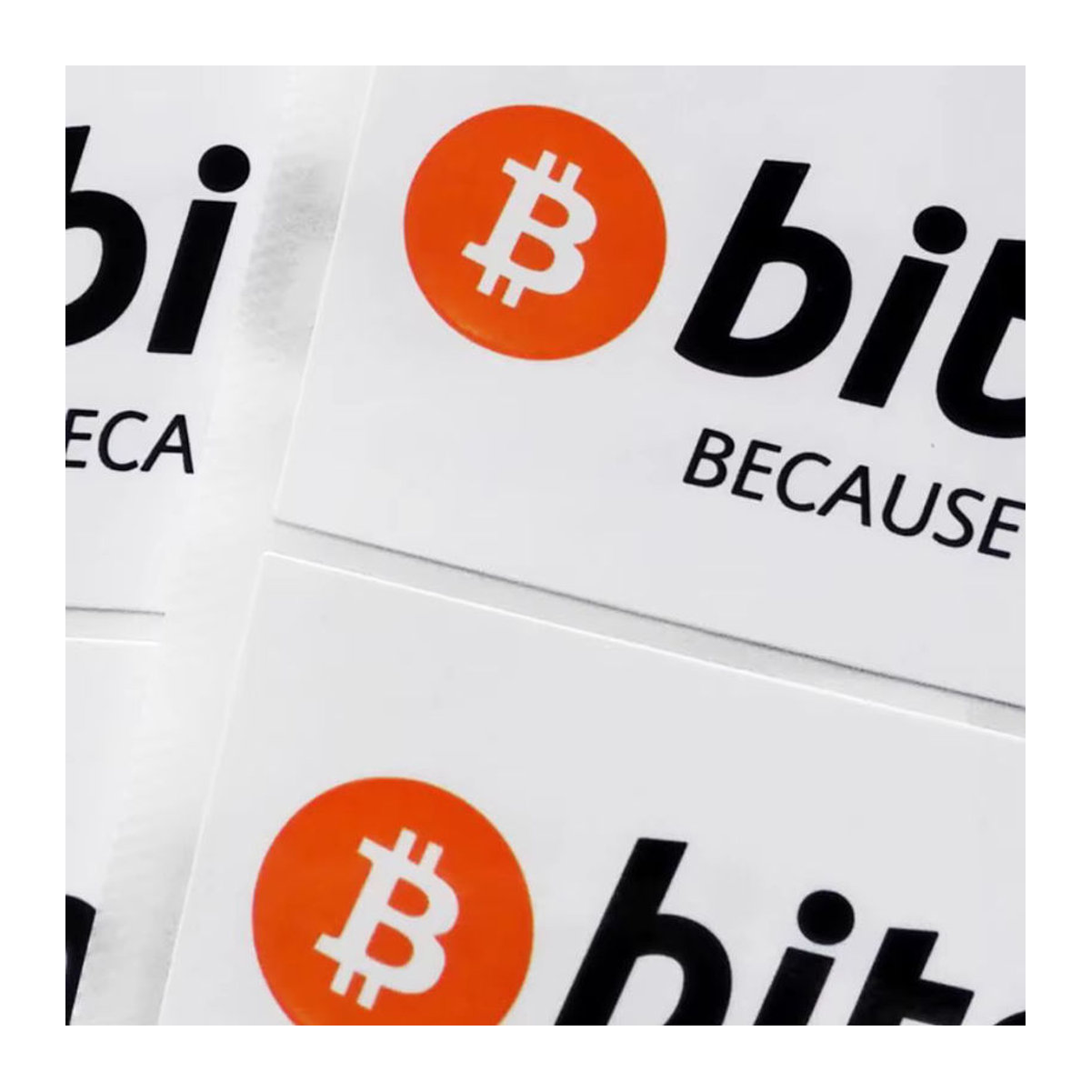 120 Stück Bitcoin Krypto Währung Logo Aufkleber selbstklebend, Bunt, B/H: 8 x 4 cm - Bild 3