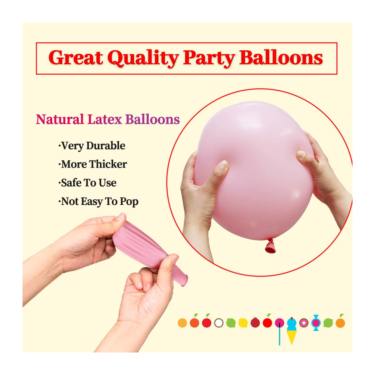 120 Stück matte Latexballons in Rosa und Lila für deinen Geburtstag, rund, Durchmesser: 30,5 cm - Bild 2