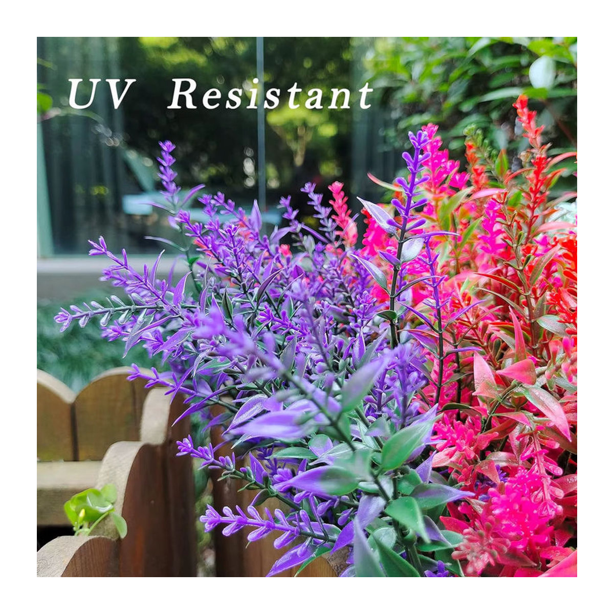 12er Set Künstlicher Lavendel von smr in Lila und Mehrfarbig für Dekorationen und Kränze - Bild 2