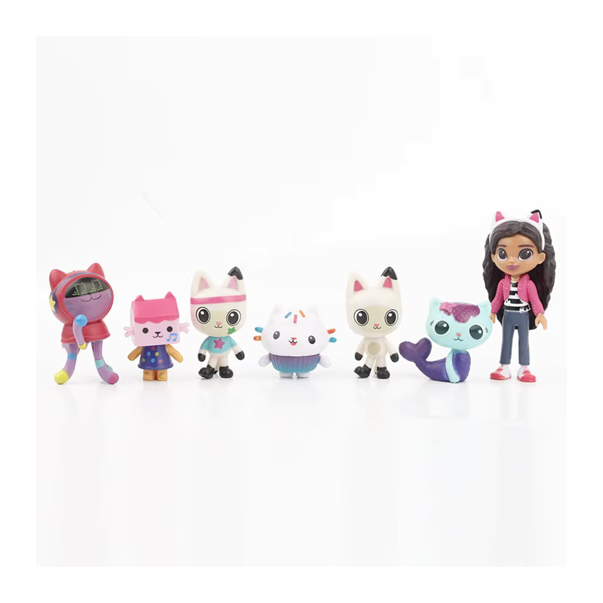 13-teiliges Gabby Puppenhaus Set mit Anime Figuren und Engel-Katzen als bunte Kuchendekoration aus Kunststoff für Kindergeburtstage und Weihnachten - Bild 5
